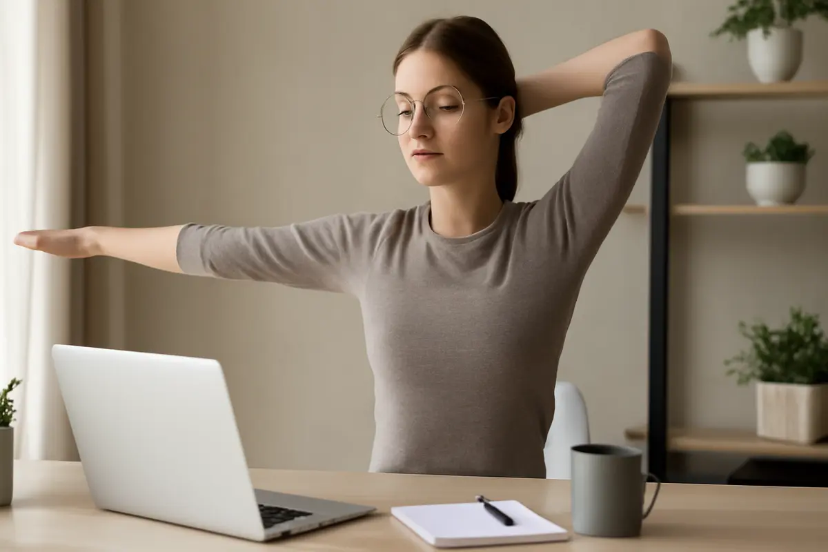 Esercizi per la postura corretta durante il lavoro smart: i dettagli che fanno la differenza