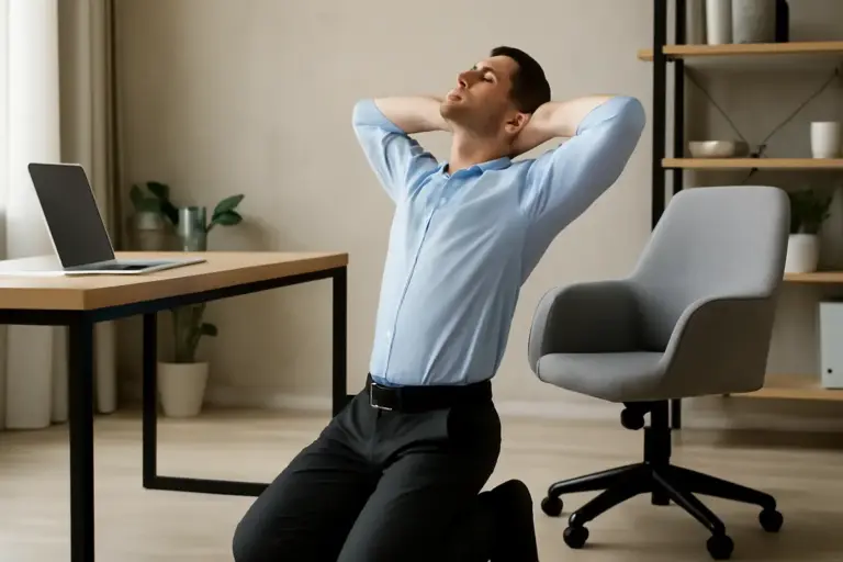 Qual è il migliore esercizio per la schiena in pausa lavoro? Il movimento che previene dolori senza attrezzi