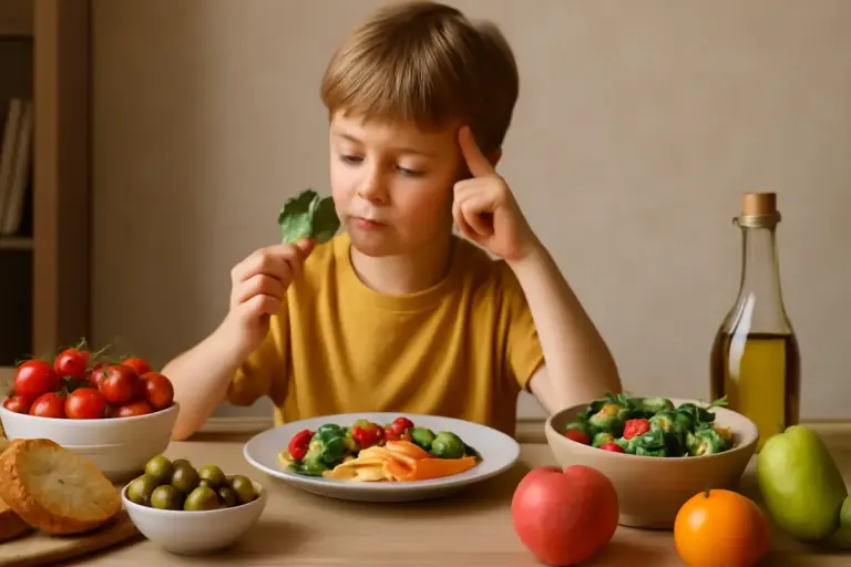 Dieta mediterranea per bambini: i vantaggi meno noti per la crescita e la concentrazione